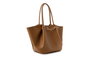 Lucky Bees 1249 Bolso Tote Mostaza Piel de Polivinilo 28x10x17 cm